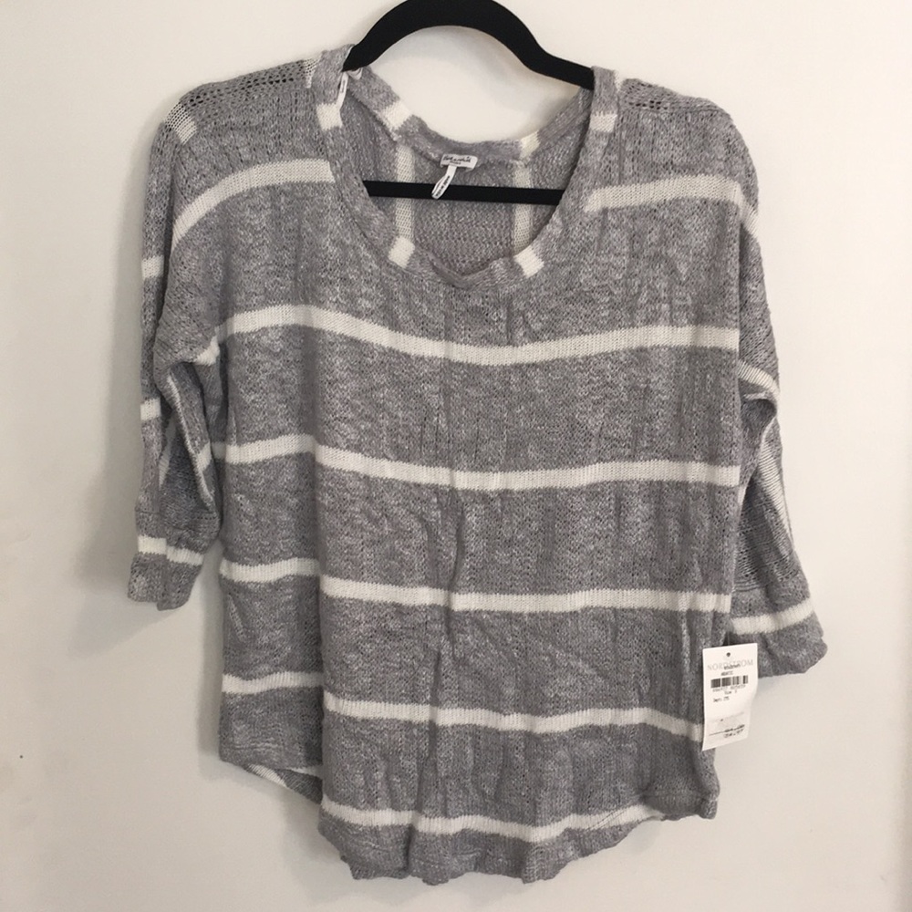 Splendid dolman sleeve striped sweater